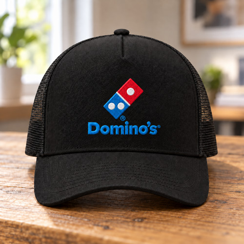 Domino pizza embroidered - domino’s,