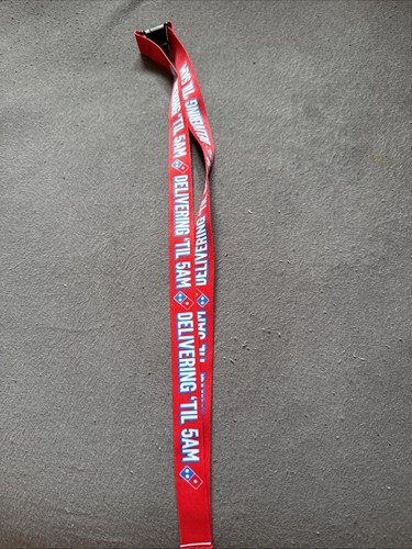 Dominos pizza lanyard - pizza,