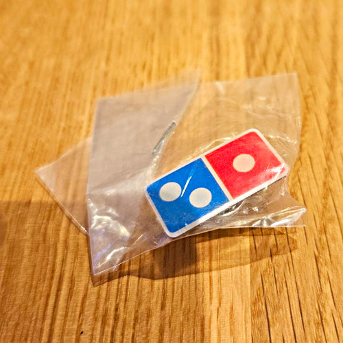Domino pizza enamel - domino’s, lapel
