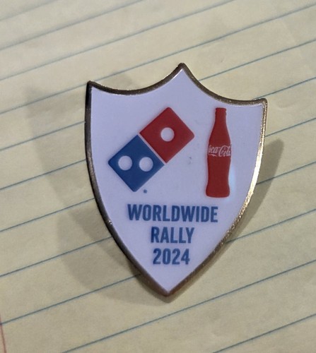Domino pizza enamel - domino's, pin