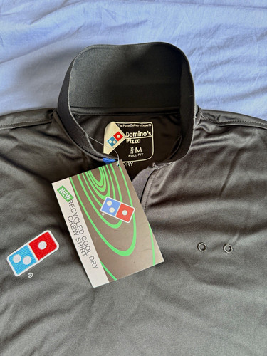 Domino pizza men polo - pizza,