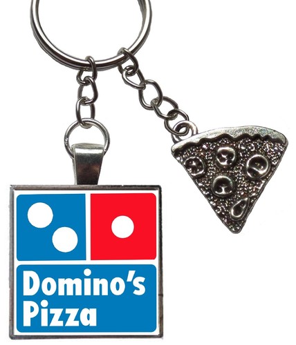 Dominos pizza figure - pizza, keyring
