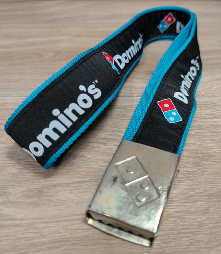 Domino pizza ribbon belt - ribbon,