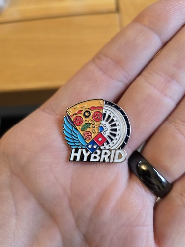 Domino pizza pin - pin, badge